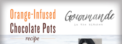 Orange-Infused Chocolate Pots Recipe