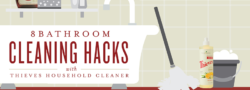 8 Bathroom Cleaning Hacks With Thieves Household Cleaner