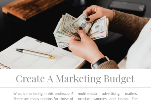 Create a Marketing Budget