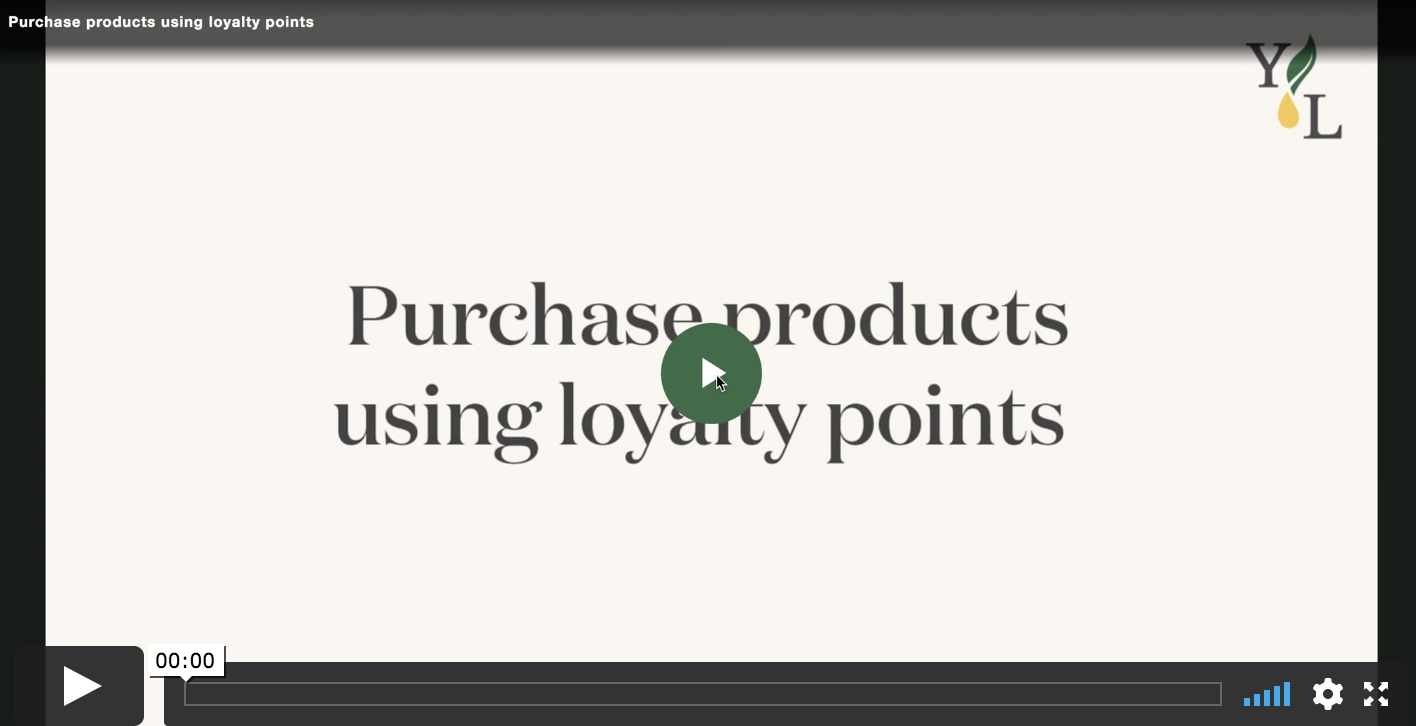 Purchase Products Using Loyalty Points