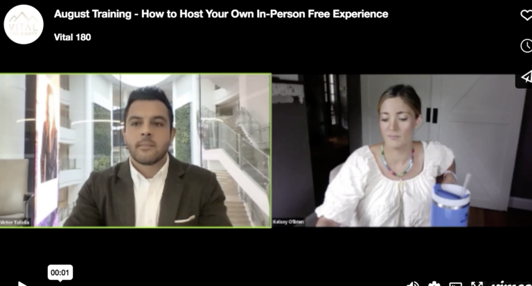 August Training: How to Host Your Own In-Person Free Experience