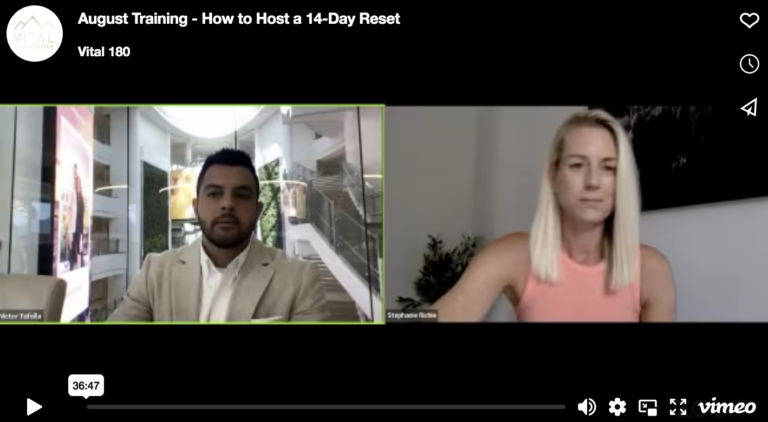 August Training – How to Host a 14-Day Reset