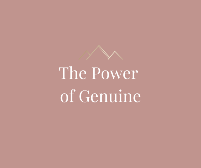 The Power of Genuine