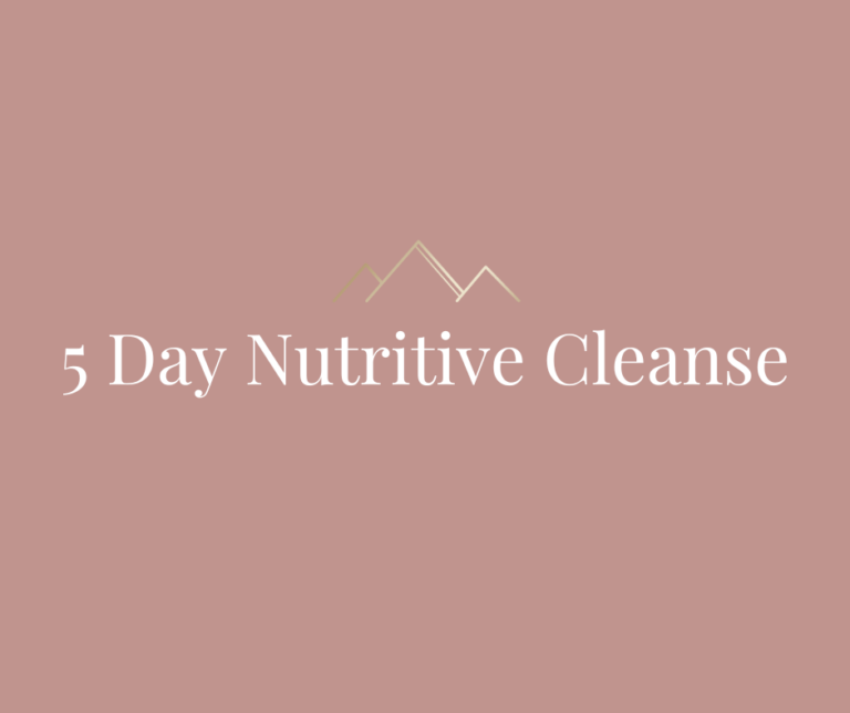 5 Day Nutritive Cleanse