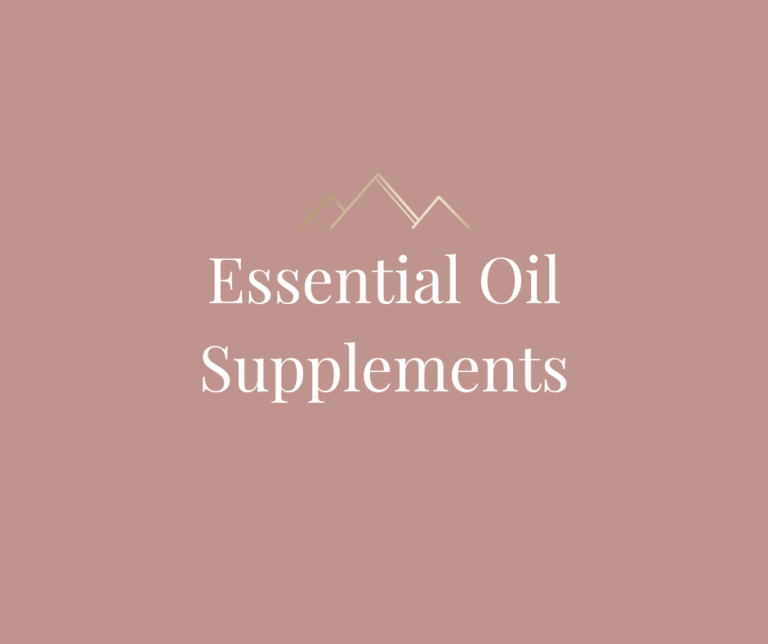 Essential Oil Supplements