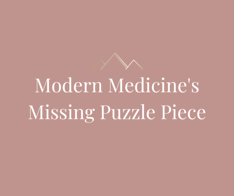 Modern Medicine’s Missing Puzzle Piece