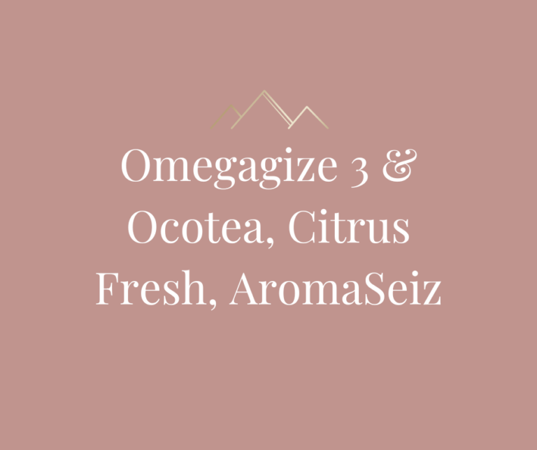 Omegagize 3 & Ocotea, Citrus Fresh, AromaSeiz