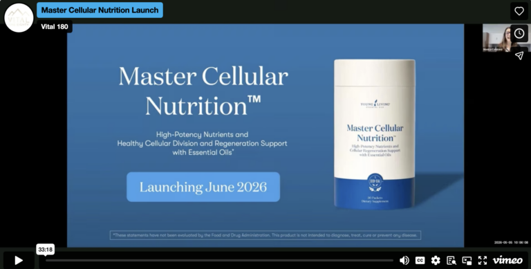 Master Cellular Nutrition Launch