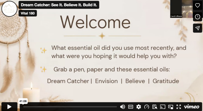 Dream Catcher: See It. Believe It. Build It.